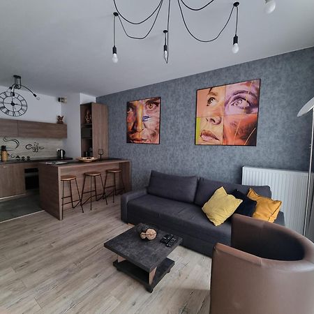 Q Apart Grand - Klimatyzowane 3 Pokojowe Apartamenty Przy Manufakturze Z Garazem Gratis, Fv Łódź Esterno foto